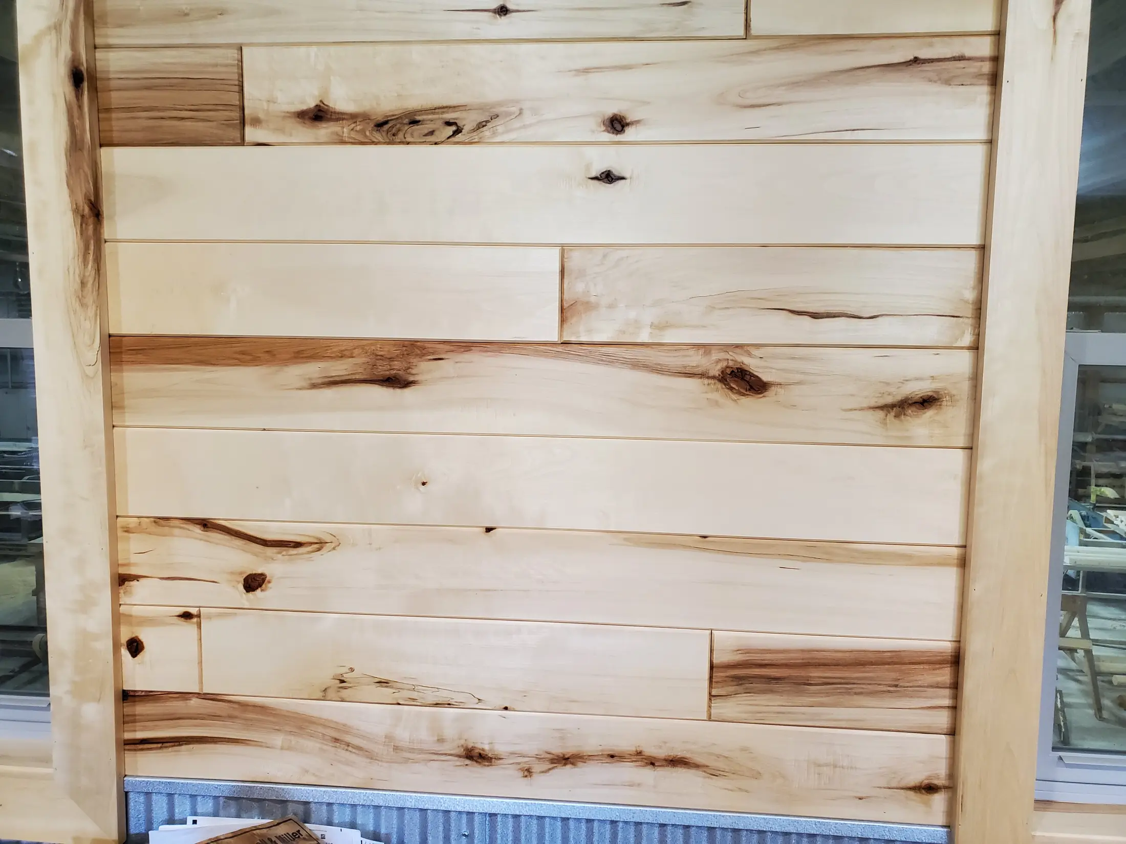 Aspen tongue and groove paneling